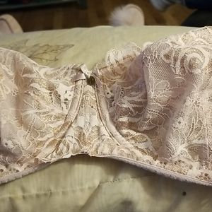 Cream and Gold Bra size 46D
